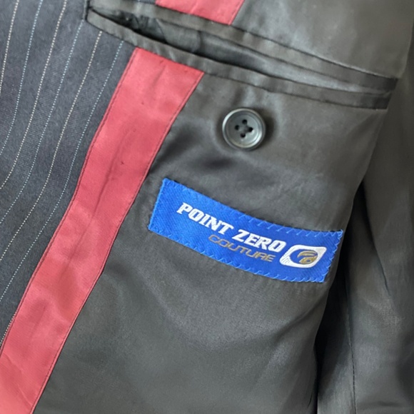 Point Zero Pinstripe Blazer - 40 Reg - Picture 9 of 13